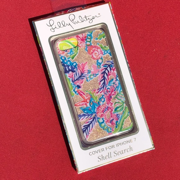 🍃🌸 Lilly Pulitzer Glitter iphone 7 case 🌸🍃 - Picture 5 of 8